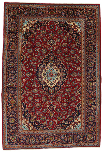 Kashan Persian Rug 306x202