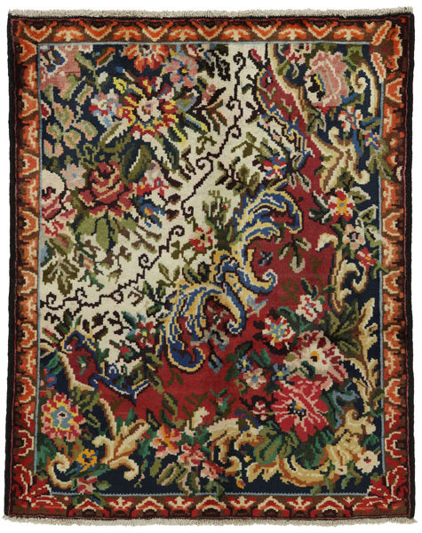 Bakhtiari - Ornak Persian Rug 145x118