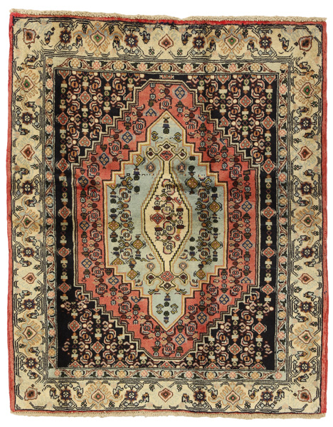 Senneh - Kurdi Persian Rug 143x115