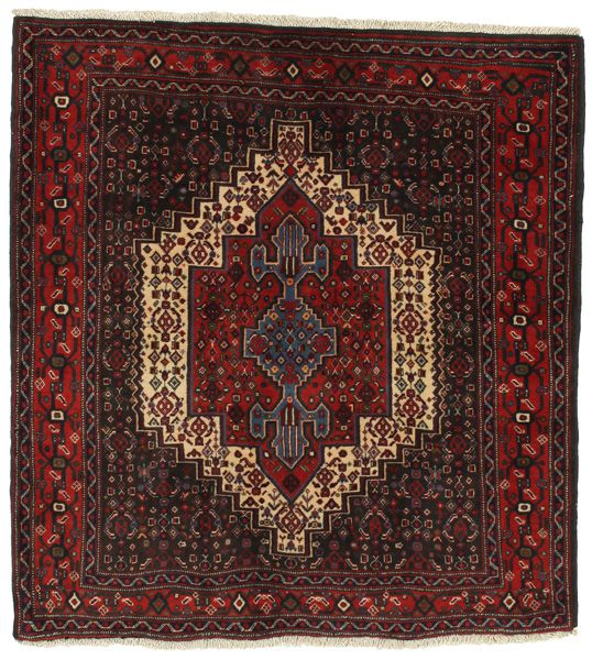 Senneh - Kurdi Persian Rug 135x127