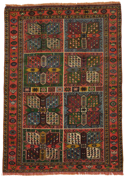 Bakhtiari - old Persian Rug 170x121