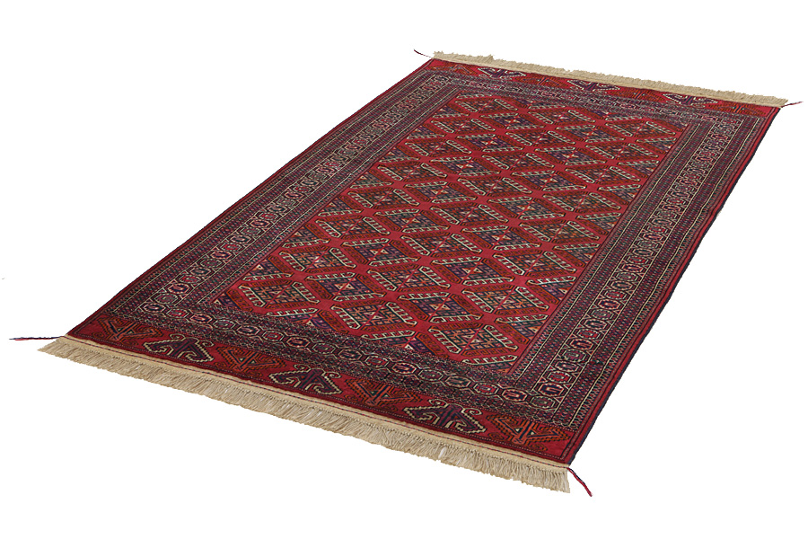 Yomut - Bokhara Turkmenian Rug 198x128 - Picture 2