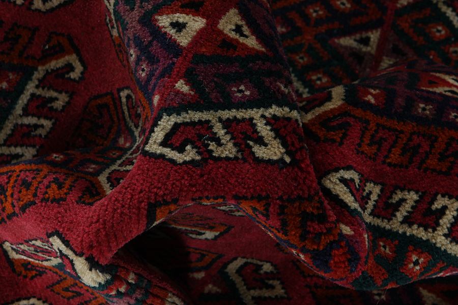 Yomut - Bokhara Turkmenian Rug 198x128 - Picture 6