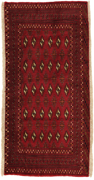Bokhara - Turkaman Persian Rug 125x60