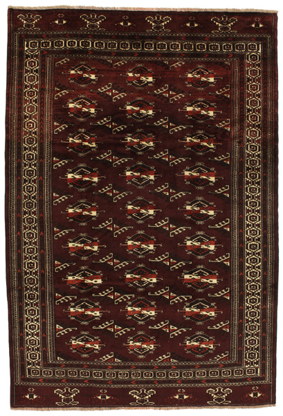 Bokhara - Turkaman Persian Rug 300x204