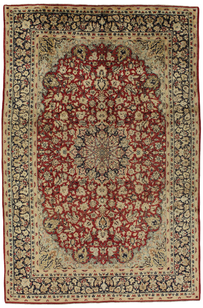 Isfahan - Sarouk Persian Rug 313x207