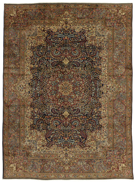 Kerman - Lavar Persian Rug 398x289