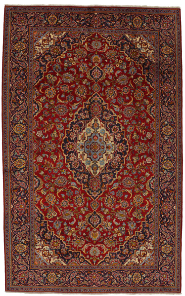 Kashan Persian Rug 331x205