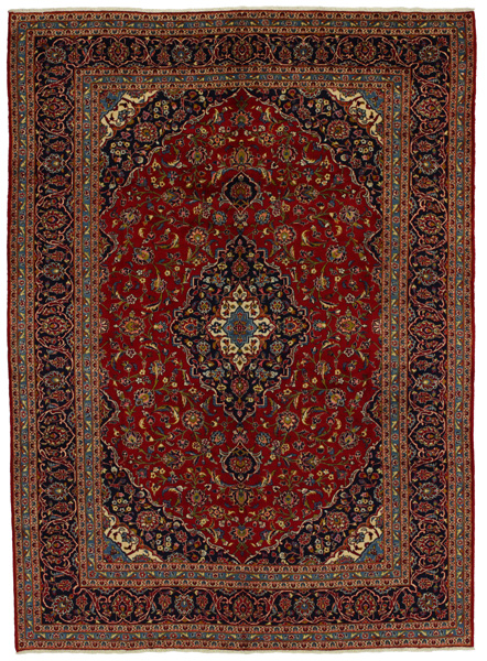 Kashan Persian Rug 404x293