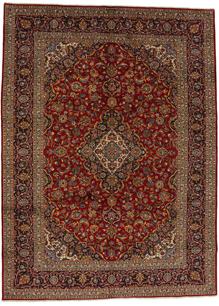 Kashan Persian Rug 368x268