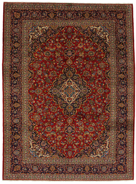 Kashan Persian Rug 358x265