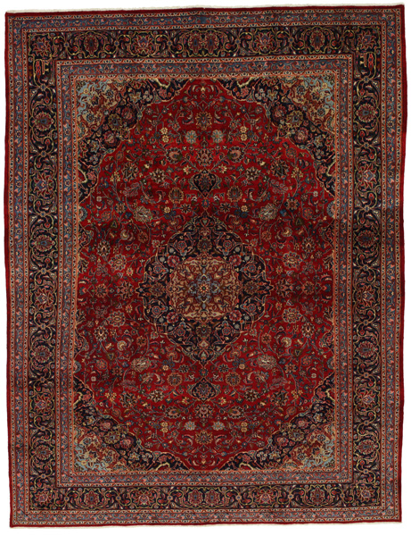 Kashan Persian Rug 396x294
