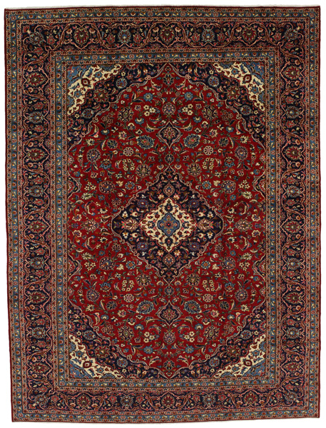Kashan Persian Rug 395x290