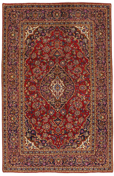 Kashan Persian Rug 312x201