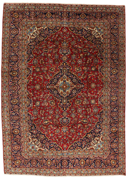 Kashan Persian Rug 335x241