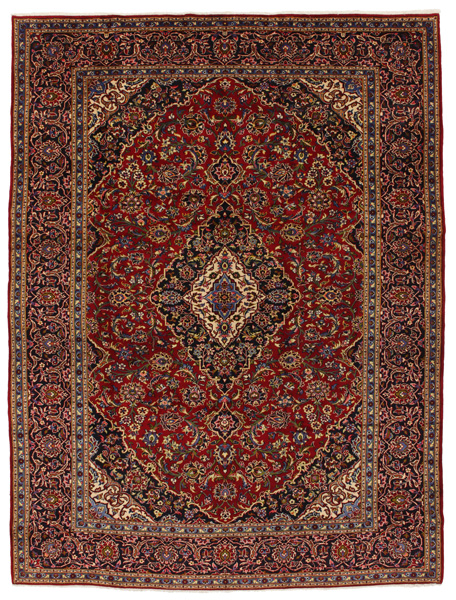 Kashan Persian Rug 347x263