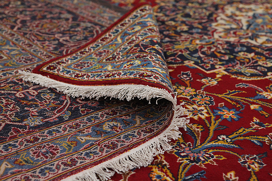 Kashan Persian Rug 431x300 - Picture 4