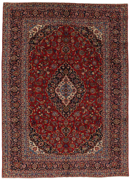 Kashan Persian Rug 394x284