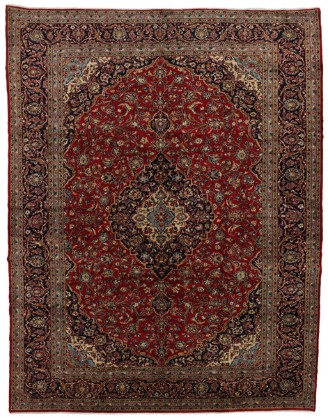 Kashan Persian Rug 383x300