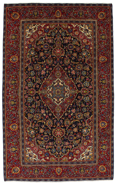 Kashan Persian Rug 302x187