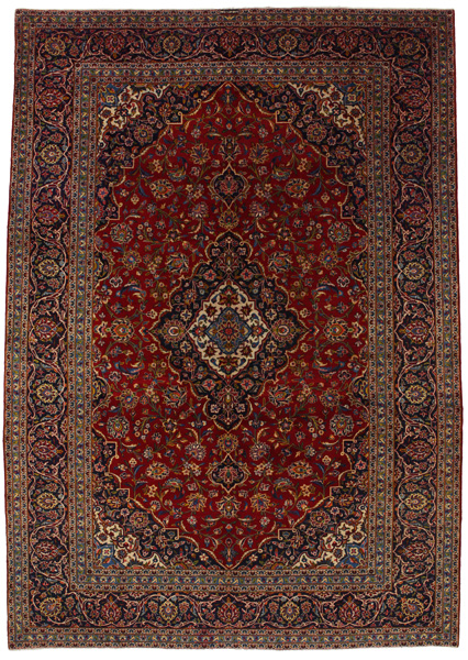 Kashan Persian Rug 374x260