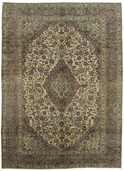 Kashan Persian Rug 414x294