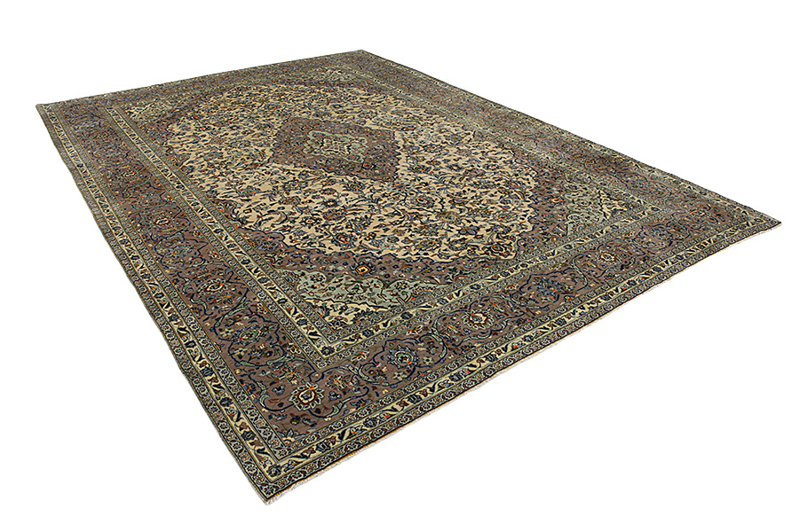 Kashan Persian Rug 414x294 - Picture 1