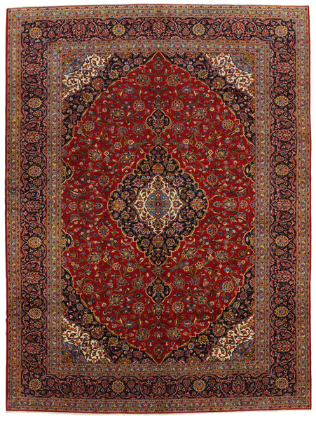 Kashan Persian Rug 391x296