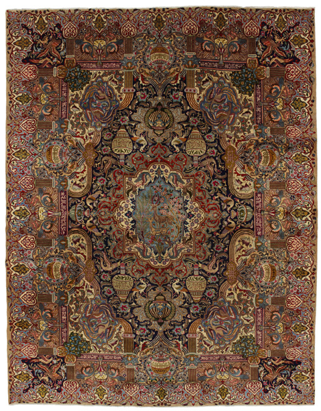 Kashmar - old Persian Rug 393x306