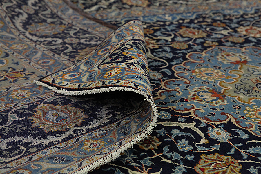 Kashan Persian Rug 385x268 - Picture 4