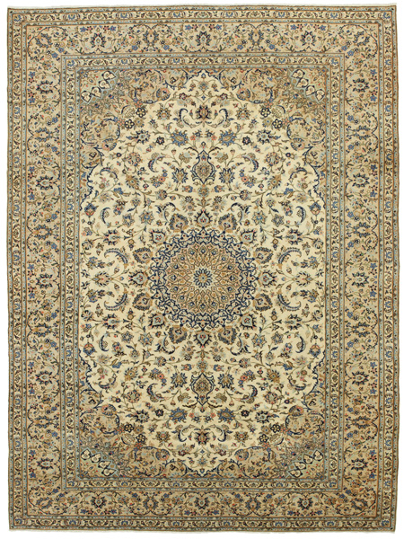 Kashan Persian Rug 393x295