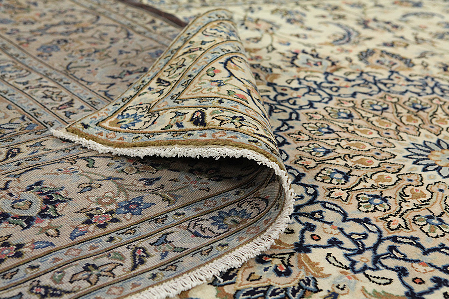 Kashan Persian Rug 393x295 - Picture 4