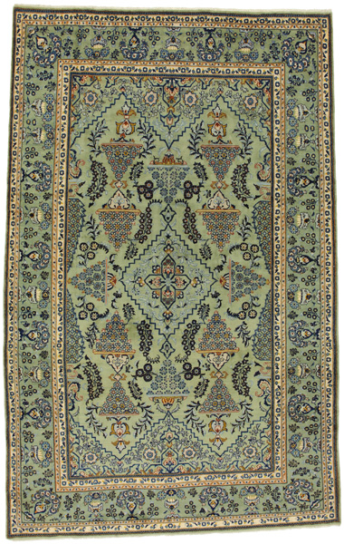 Kashan Persian Rug 377x235