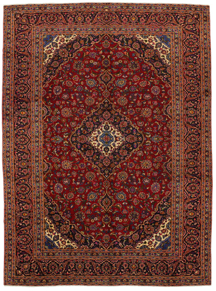 Kashan Persian Rug 395x290