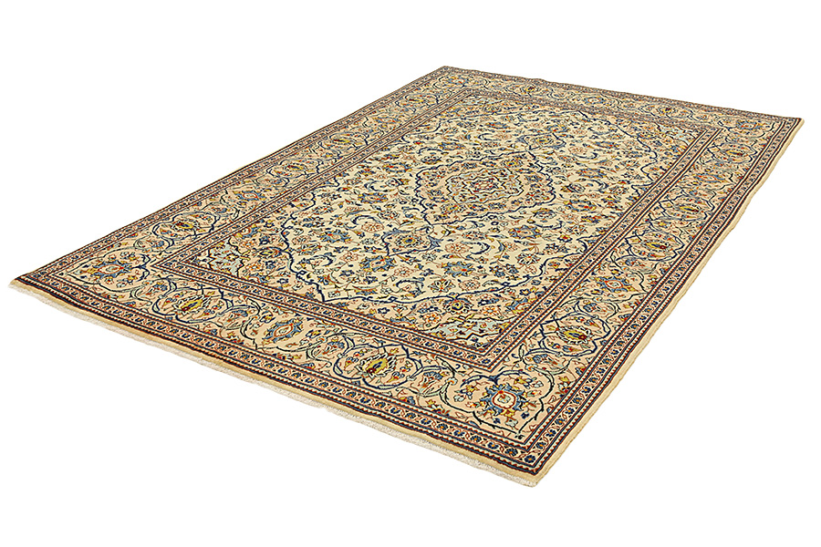 Kashan Persian Rug 300x196 - Picture 2