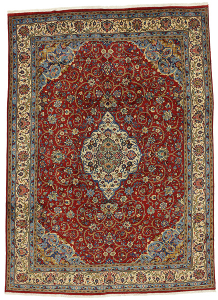 Kashan Persian Rug 335x242