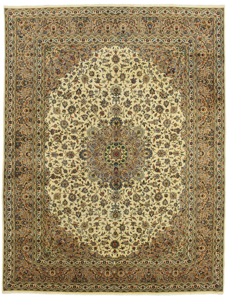 Kashan Persian Rug 392x294