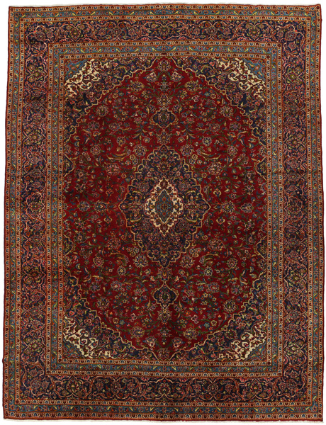 Kashan Persian Rug 384x296