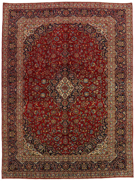 Kashan Persian Rug 395x291
