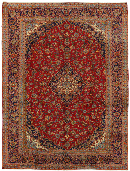 Kashan Persian Rug 392x301