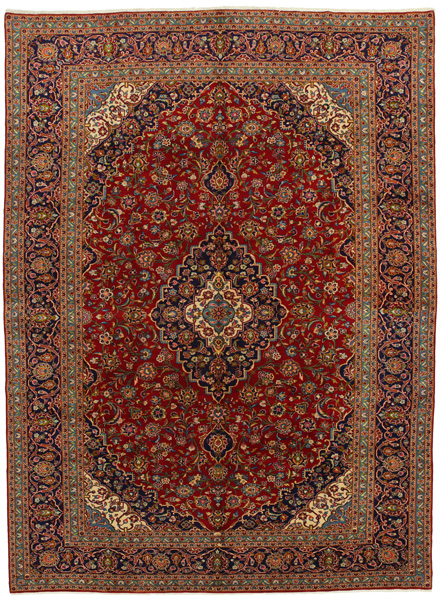 Kashan Persian Rug 400x284
