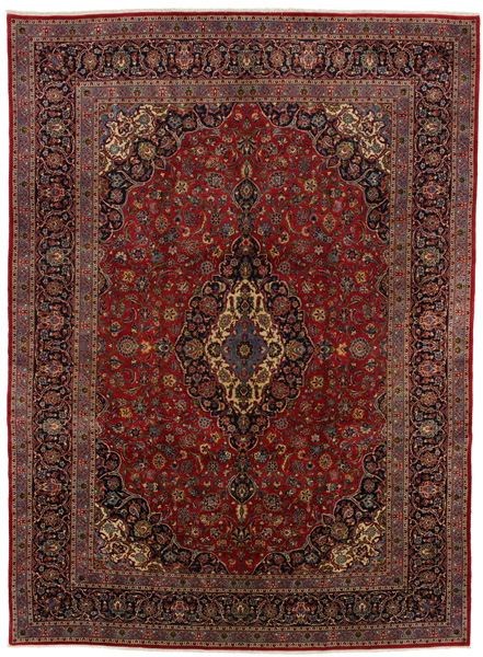 Kashan Persian Rug 406x308