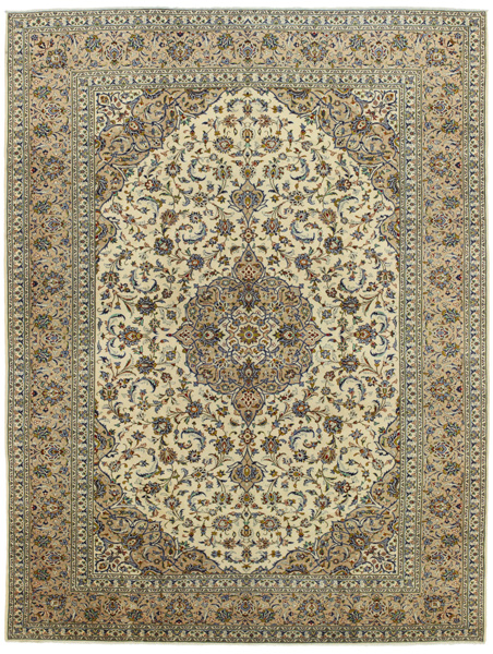 Kashan Persian Rug 402x298