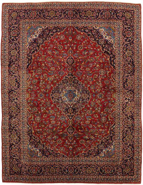 Kashan Persian Rug 395x302