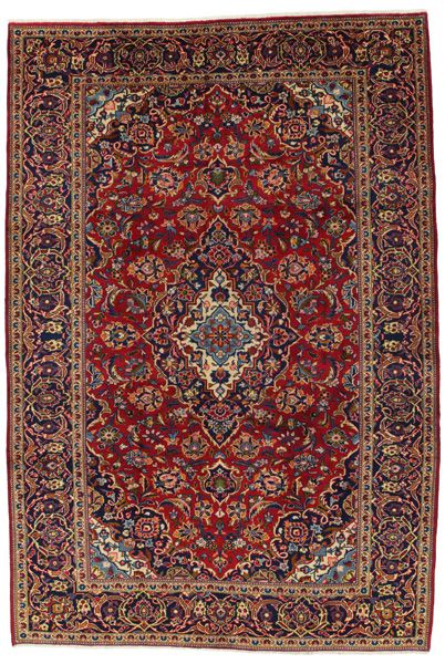 Kashan - old Persian Rug 304x203