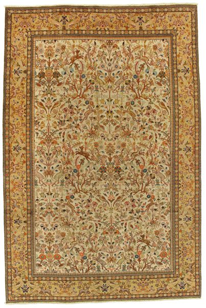 Tabriz - old Persian Rug 287x190