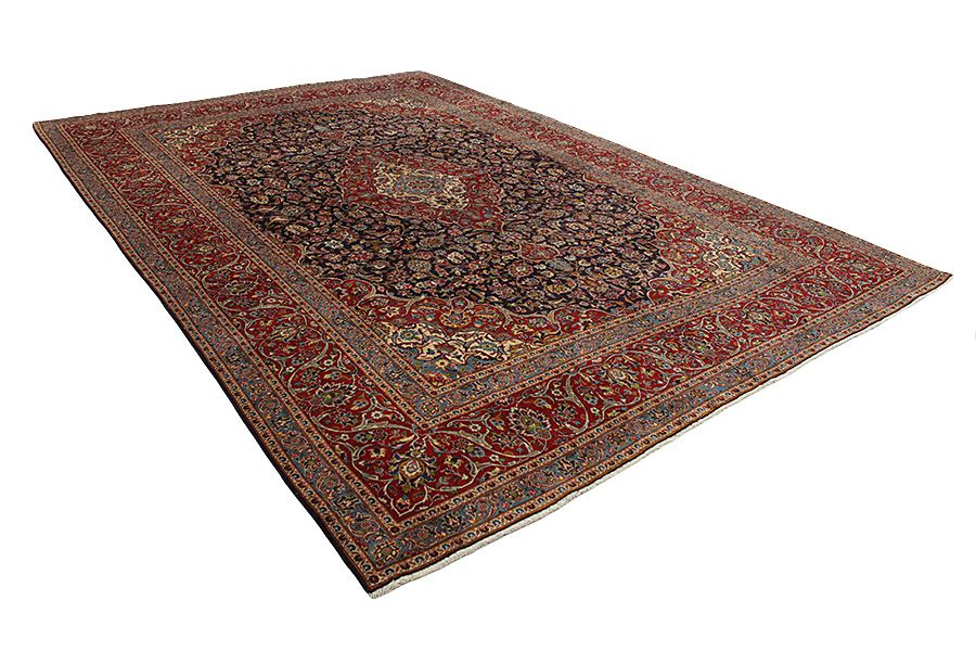 Kashan Persian Rug 428x295 - Picture 1