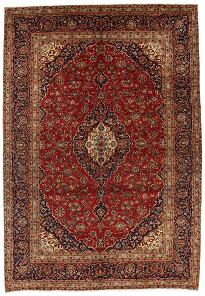 Kashan Persian Rug 363x250