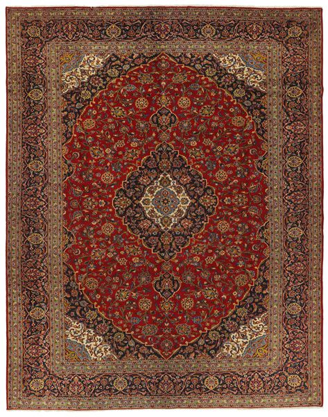 Kashan Persian Rug 398x297