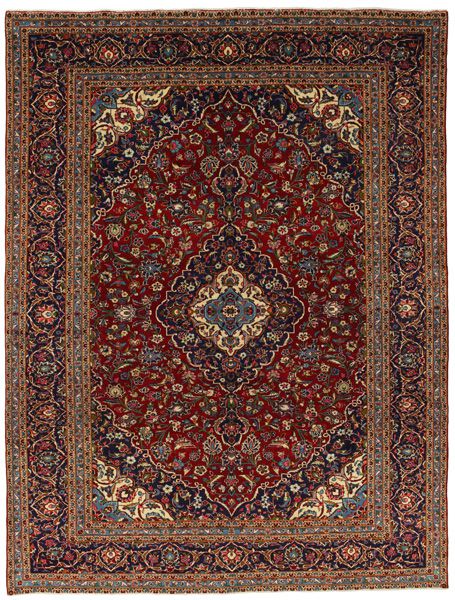 Kashan Persian Rug 395x292